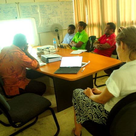 Tina Hydro Office Briefs Environment and NGO Officials