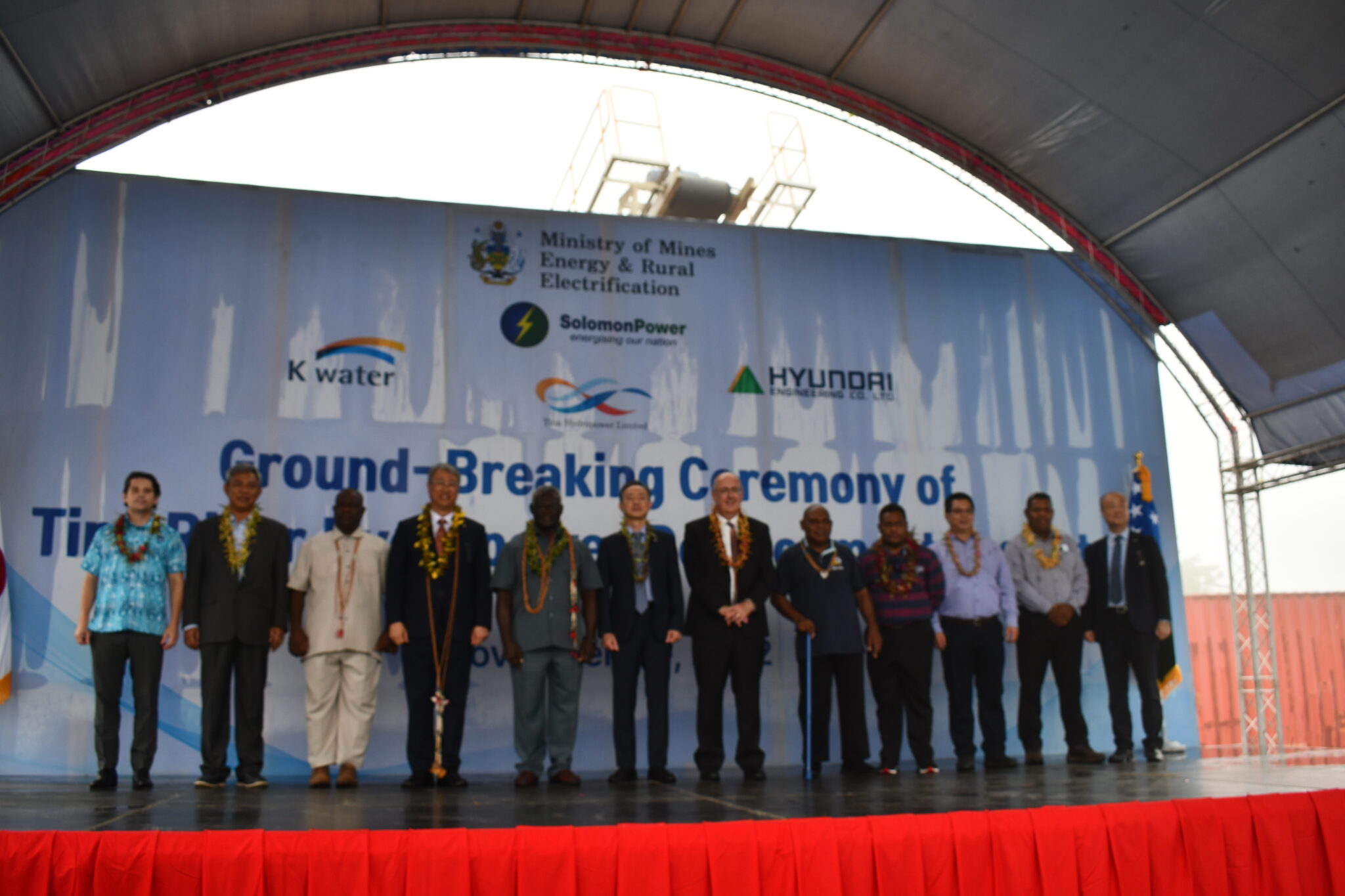 Ground Breaking Ceremony Tina River Hydropower